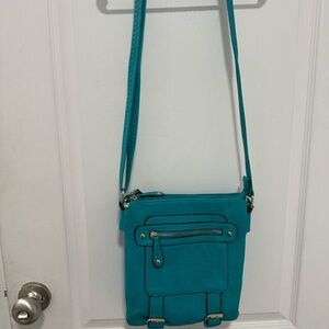 Teal Crossbody Bag